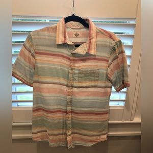 Marine Layer men’s S button down striped shirt. Super soft!